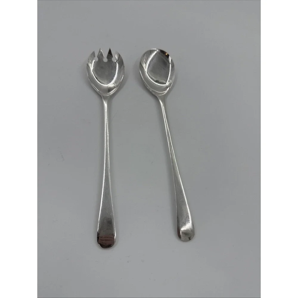 Masterpiece Japan‎ Vintage Silver plated Salad Serving Fork And Spoon